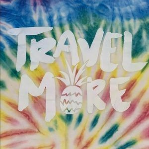 Serengetee Travel More Tie Dye Shirt
